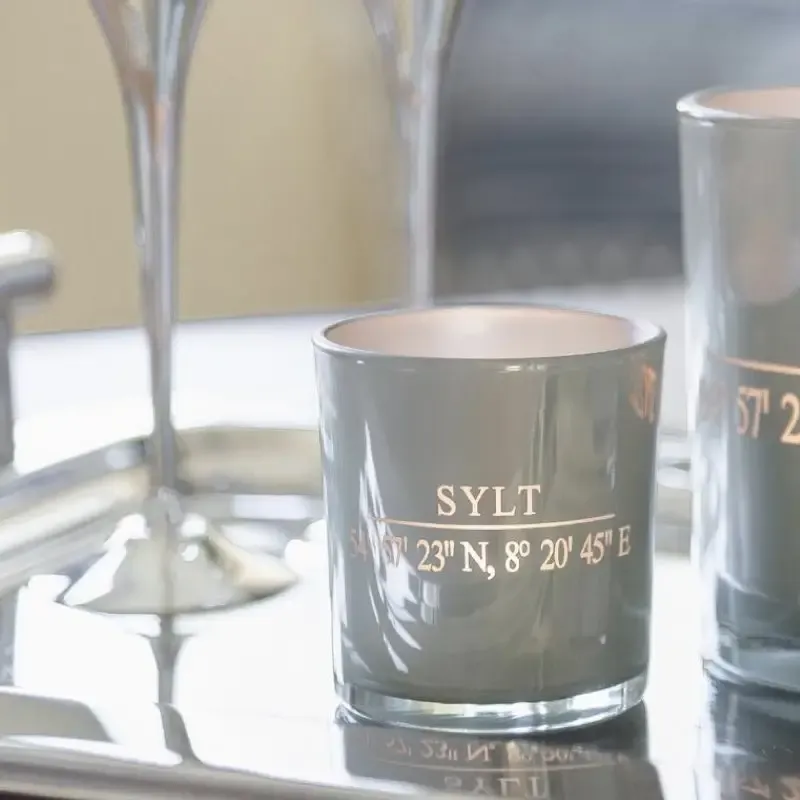 Teelichthalter Edzard Sylt Höhe 8 cm 2er Set