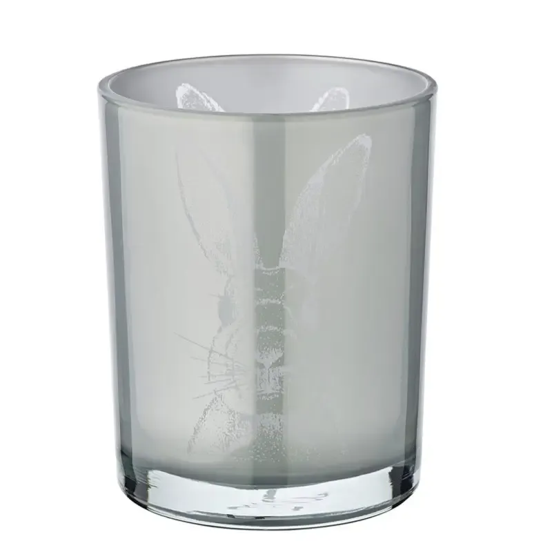 Windlicht Edzard Ostern HASE grau/gold Höhe 13 cm – Bild 2