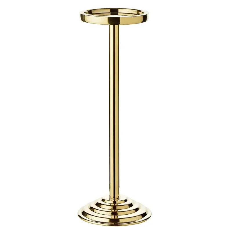 Sektkühler mit Ständer CAPRI Edzard Hochglanz goldfarben gehämmert Höhe 83 cm – Bild 4