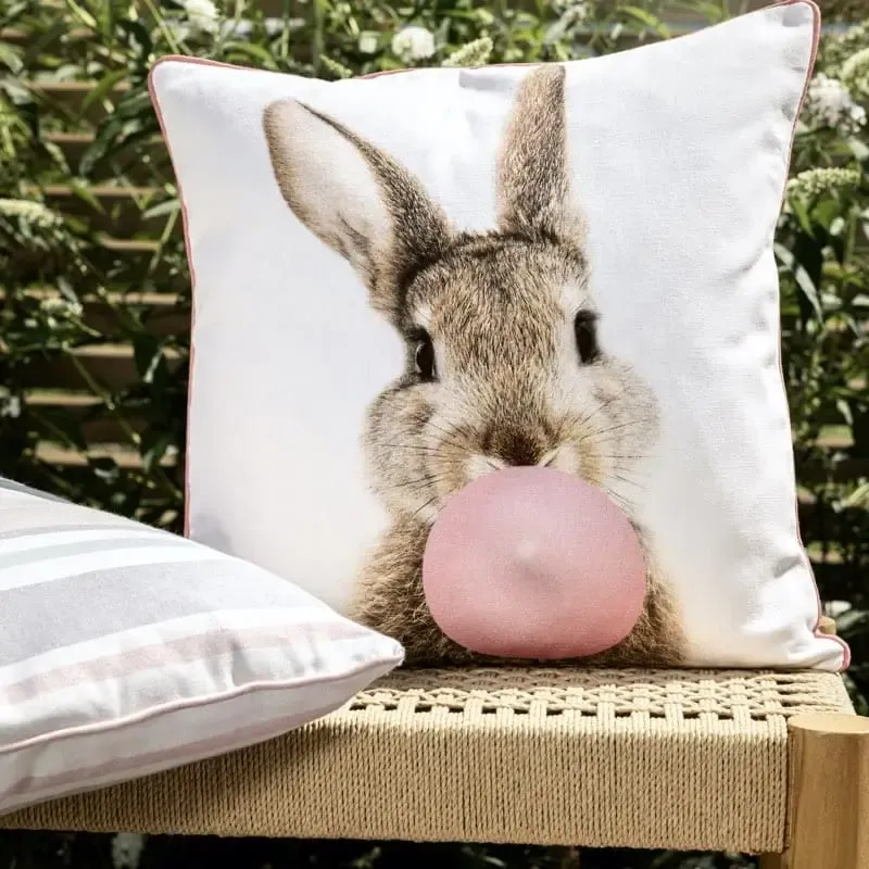 Magma Kissen RABBIT Bubblegum 45×45 cm – Bild 4
