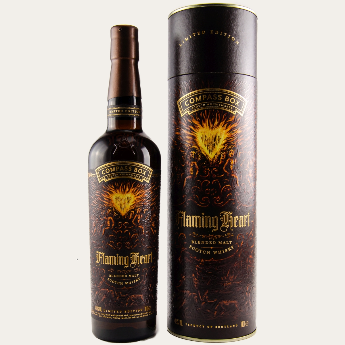 Compass Box Flaming Heart 2018 48,9% 0,7L – Bild 2
